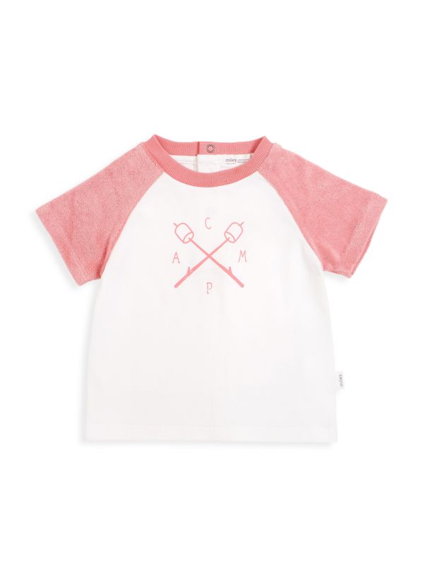 Miles the Label Baby Girl's Miles Playwear Summer Camp Top